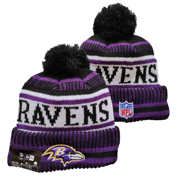 Baltimore Ravens Knit Hats 078